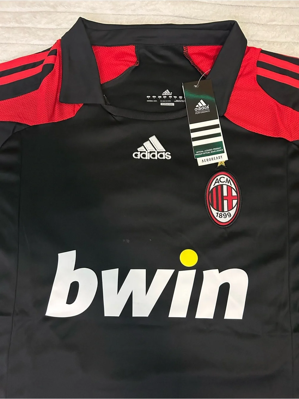 adidas Black & Red Kaka #22 Men's Soccer Jersey